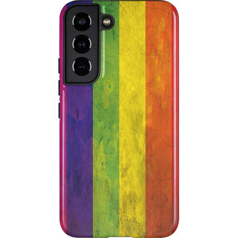 Distressed Rainbow Flag Galaxy S22 Pro Case
