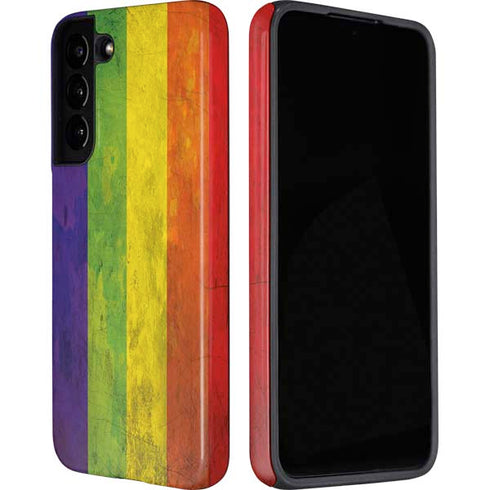Distressed Rainbow Flag Galaxy S22 Pro Case