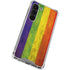 Distressed Rainbow Flag Galaxy S23 Clear Case
