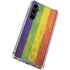 Distressed Rainbow Flag Galaxy S23 FE Clear Case