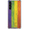 Distressed Rainbow Flag Galaxy S23 Plus Clear Case