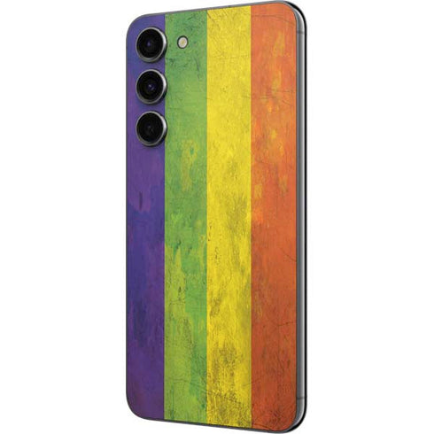Distressed Rainbow Flag Galaxy S23 Plus Skin