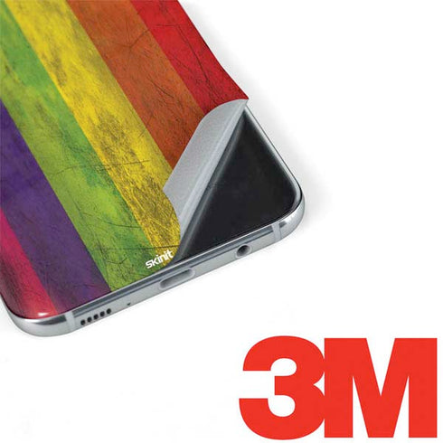 Distressed Rainbow Flag Galaxy S8 Skin