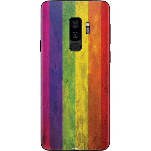 Distressed Rainbow Flag Galaxy S9 Plus Skin
