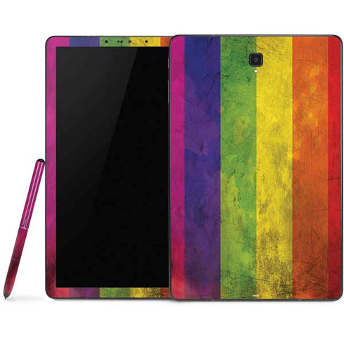 Distressed Rainbow Flag Samsung Galaxy Tab Skin
