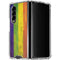 Distressed Rainbow Flag Galaxy Z Fold4 5G Clear Case