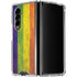 Distressed Rainbow Flag Galaxy Z Fold4 5G Clear Case