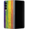 Distressed Rainbow Flag Galaxy Z Fold4 5G Skin