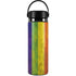 Distressed Rainbow Flag Hydro Flask 20oz Wide Mouth Skin