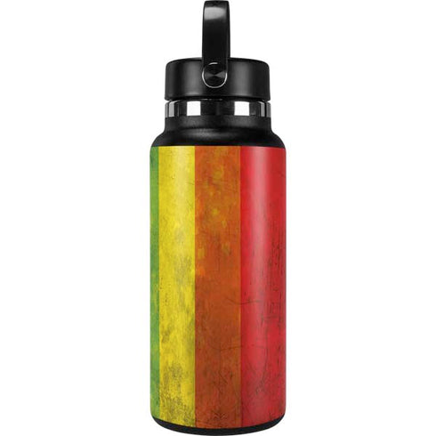 Distressed Rainbow Flag Hydro Flask 32oz Wide Mouth Skin