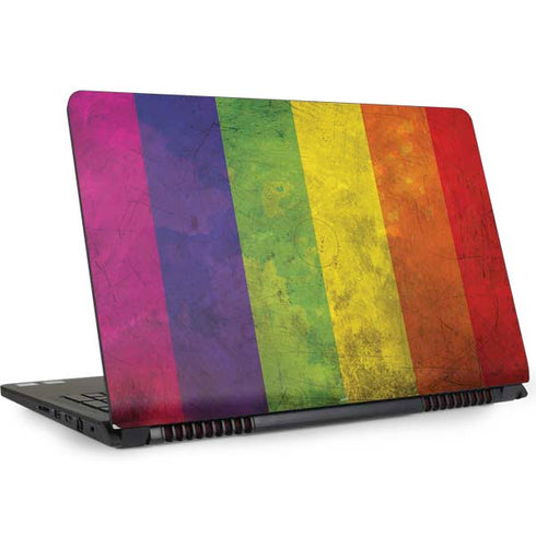 Distressed Rainbow Flag Dell Inspiron Skin