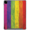 Distressed Rainbow Flag iPad Pro 12.9in (2020) Clear Case