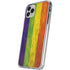 Distressed Rainbow Flag iPhone 11 Pro Clear Case