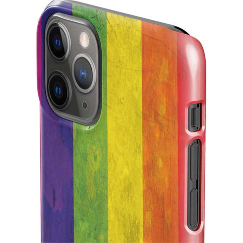 Distressed Rainbow Flag iPhone 11 Pro Lite Case