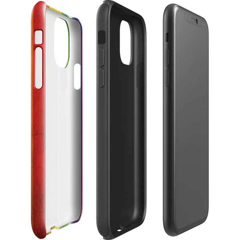 Distressed Rainbow Flag iPhone 11 Pro Max Impact Case