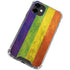 Distressed Rainbow Flag iPhone 12 Clear Case