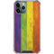 Distressed Rainbow Flag iPhone 12 Pro Clear Case