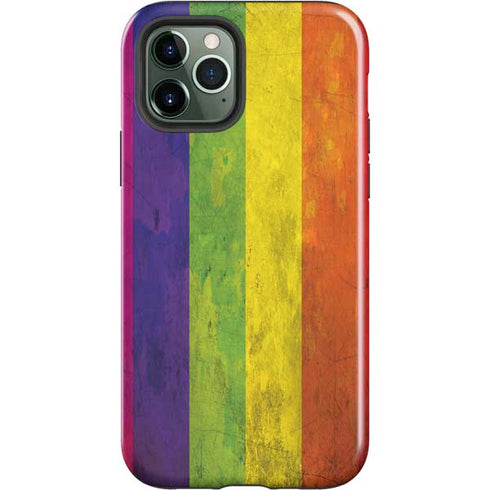 Distressed Rainbow Flag iPhone 12 Pro Max Impact Case
