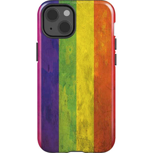 Distressed Rainbow Flag iPhone 13 Impact Case