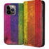 Distressed Rainbow Flag iPhone 13 Pro Max Folio Case