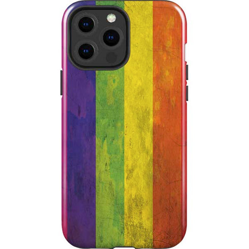 Distressed Rainbow Flag iPhone 13 Pro Max Impact Case