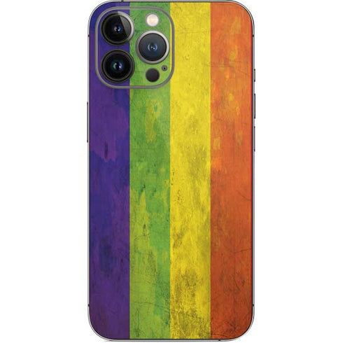 Distressed Rainbow Flag iPhone 13 Pro Max Skin