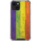 Distressed Rainbow Flag iPhone 14 Plus Clear Case