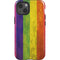 Distressed Rainbow Flag iPhone 14 Impact Case