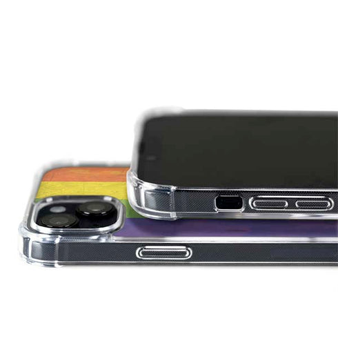 Distressed Rainbow Flag iPhone 15 Plus MagSafe Case