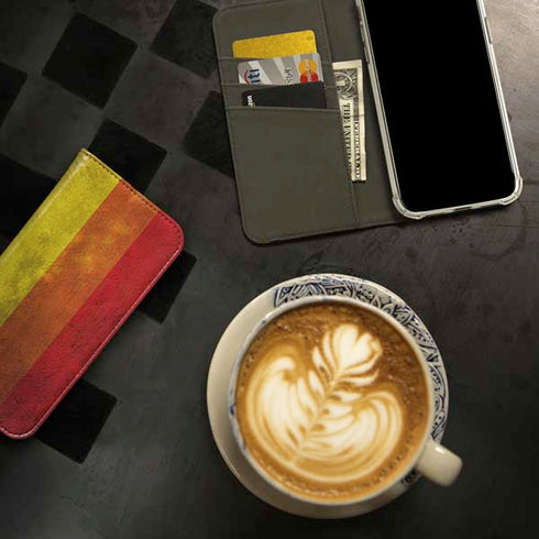Distressed Rainbow Flag iPhone 14 Pro Folio Case
