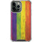 Distressed Rainbow Flag iPhone 14 Pro Max Clear Case