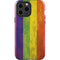 Distressed Rainbow Flag iPhone 15 Pro Max Impact Case