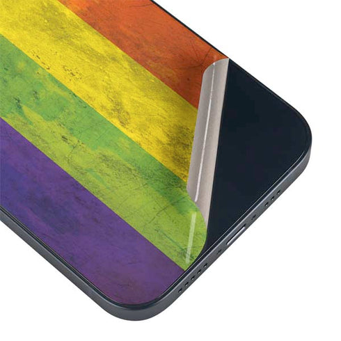 Distressed Rainbow Flag iPhone 14 Skin