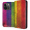 Distressed Rainbow Flag iPhone 15 Pro Folio Case