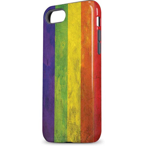 Distressed Rainbow Flag iPhone 8 Pro Case