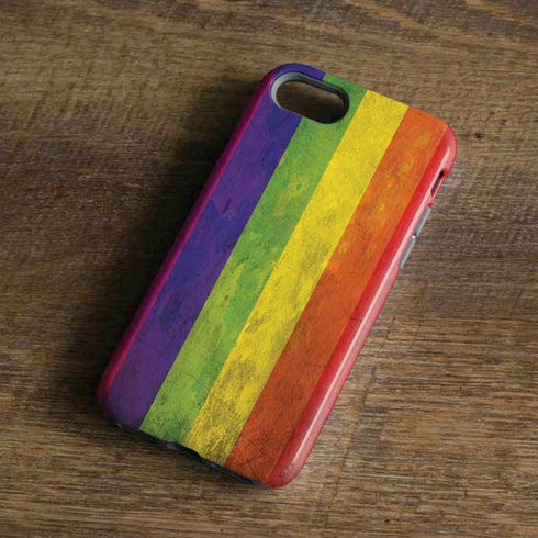 Distressed Rainbow Flag iPhone 8 Pro Case