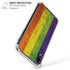 Distressed Rainbow Flag iPhone XR Clear Case