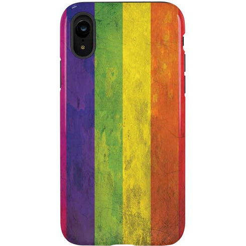 Distressed Rainbow Flag iPhone XR Pro Case