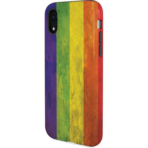 Distressed Rainbow Flag iPhone XR Pro Case