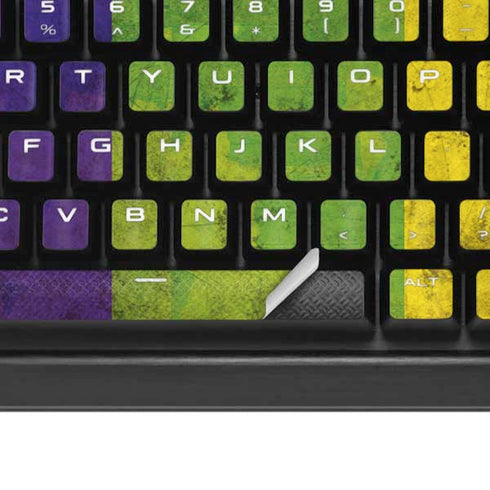 Distressed Rainbow Flag K95 RGB PLATINUM Mechanical Gaming Keyboard Skin