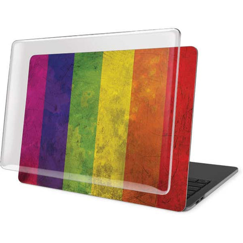 Distressed Rainbow Flag MacBook Pro 16in (2019-20) Case plus Skin