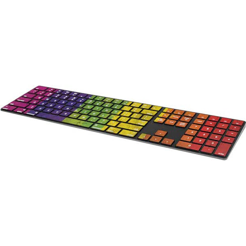 Distressed Rainbow Flag Magic Keyboard with Numeric Keypad Skin