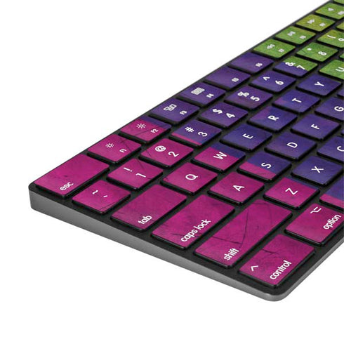 Distressed Rainbow Flag Magic Keyboard with Numeric Keypad Skin