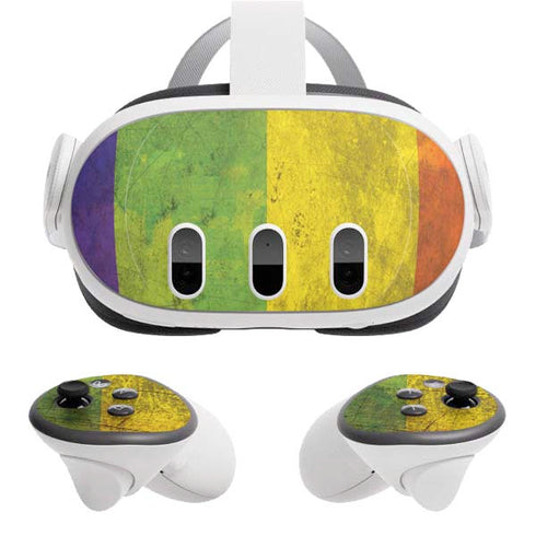 Distressed Rainbow Flag Meta Quest 3 Skin
