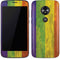 Distressed Rainbow Flag Moto E5 Play Skin