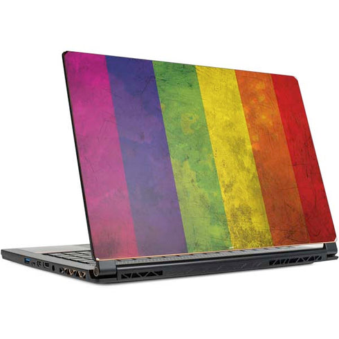 Distressed Rainbow Flag MSI GS65 Stealth Laptop Skin