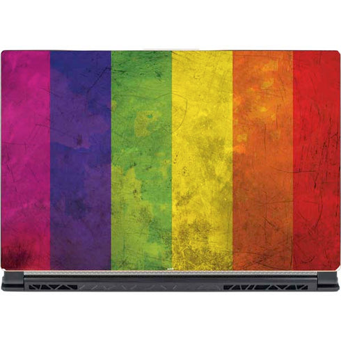 Distressed Rainbow Flag MSI GS65 Stealth Laptop Skin