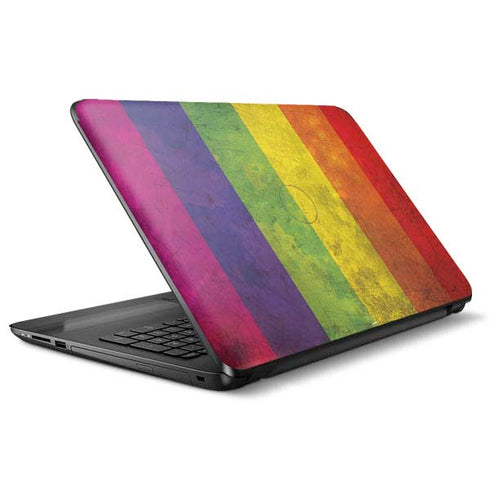 Distressed Rainbow Flag HP Notebook Skin