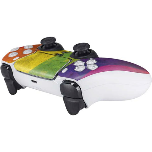 Distressed Rainbow Flag PS5 Controller Skin