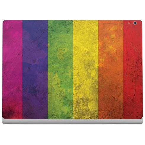 Distressed Rainbow Flag Surface Book 2 15in Skin